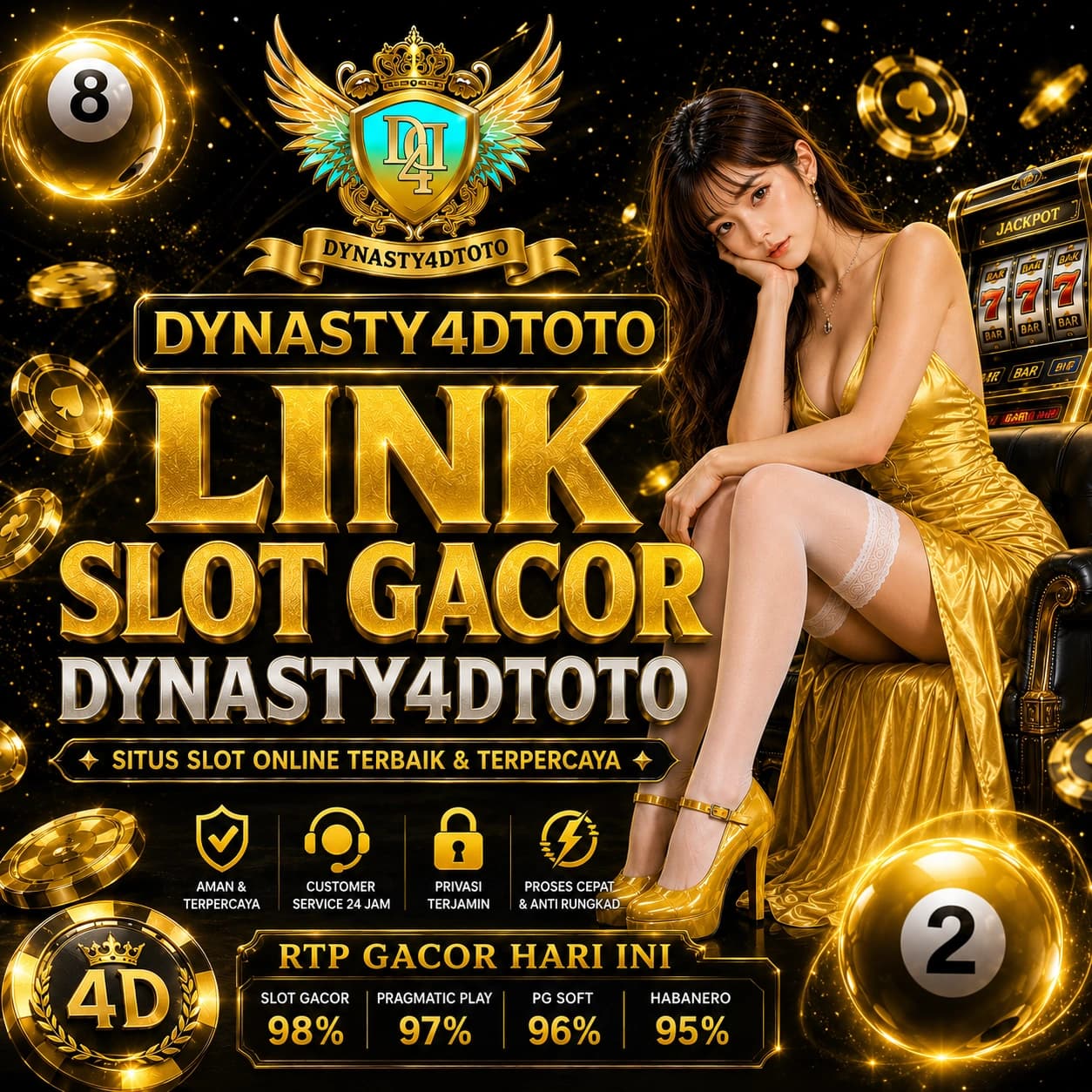 DYNASTY4DTOTO Slot Online & Togel Terpercaya